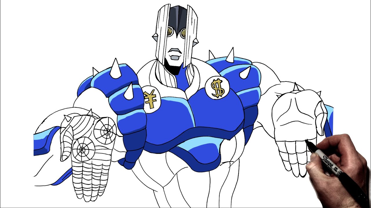 How To Draw The Hand | Step By Step | Jojo's Bizarre Adventure