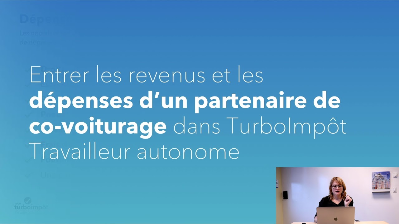 Atelier sur TurboImpôt à l’intention des partenaires de co-voiturage