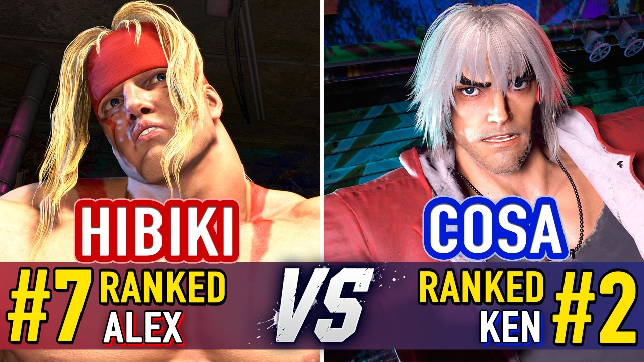 SF6 🤜 HIBIKI (#7 Ranked Alex) vs COSA (#2 Ranked Ken) 🤛 SF6 High Level Gameplay