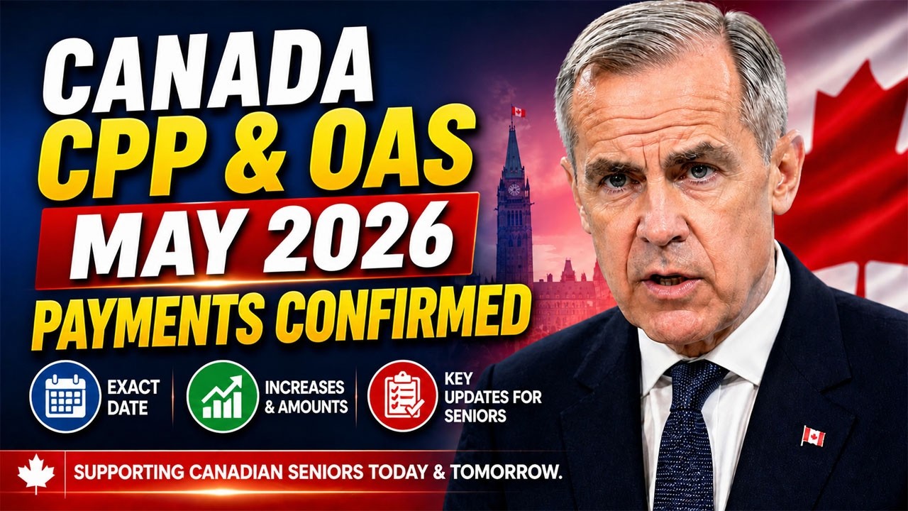 Canada CPP & OAS May 2026 Payments Confirmed 🇨🇦 Exact Date, Increase & Senior Benefits Update