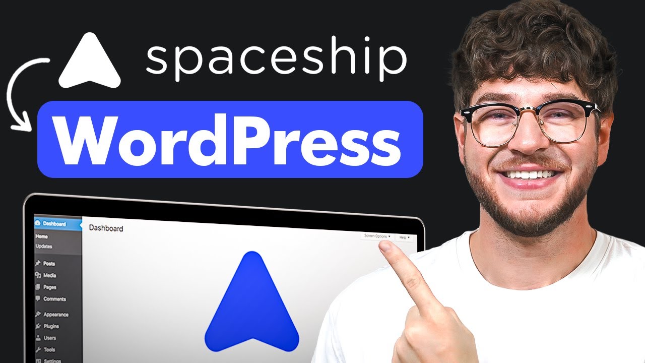 دليل WordPress من Spaceship.com لعام 2026 - خطوة بخطوة