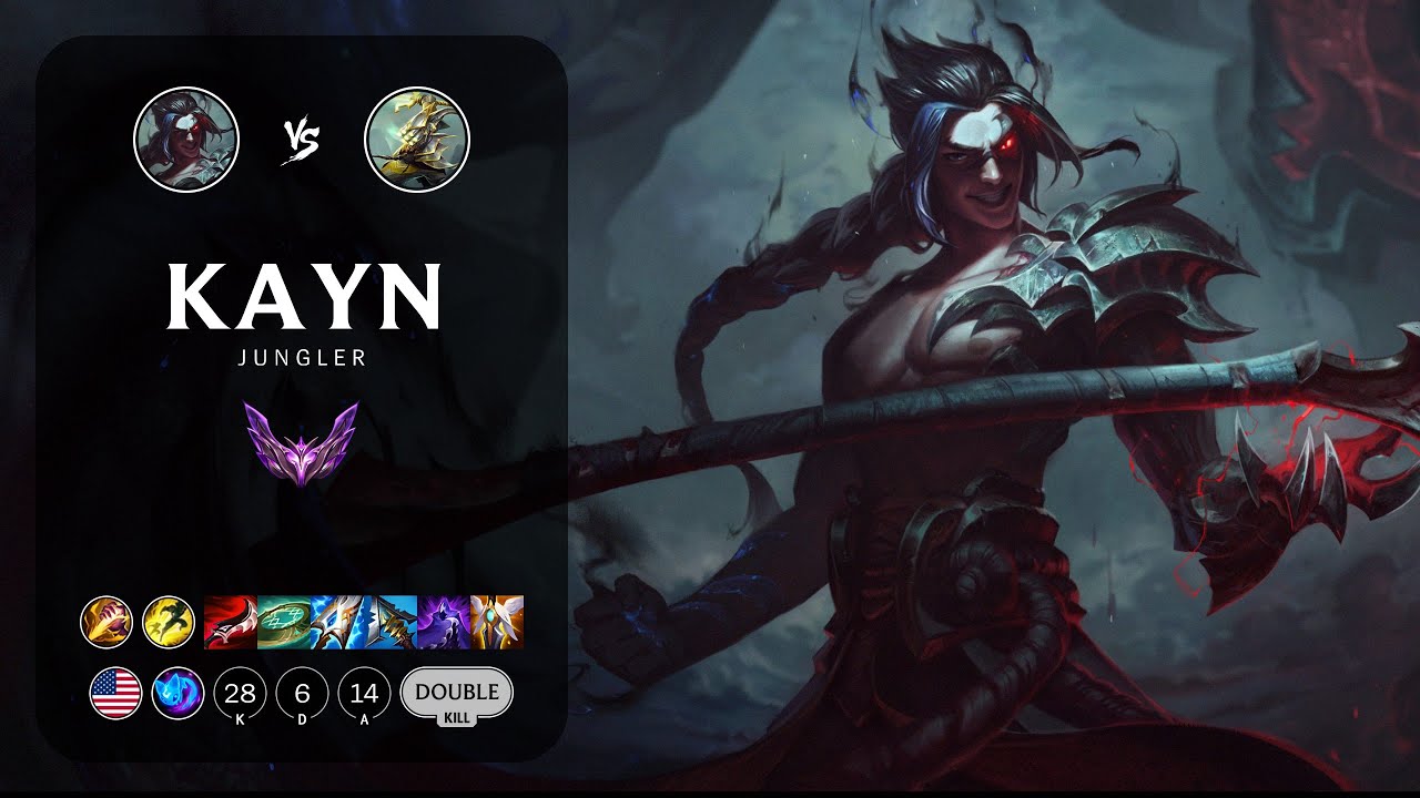 Kayn Jungle vs Master Yi - NA Master Patch 13.21