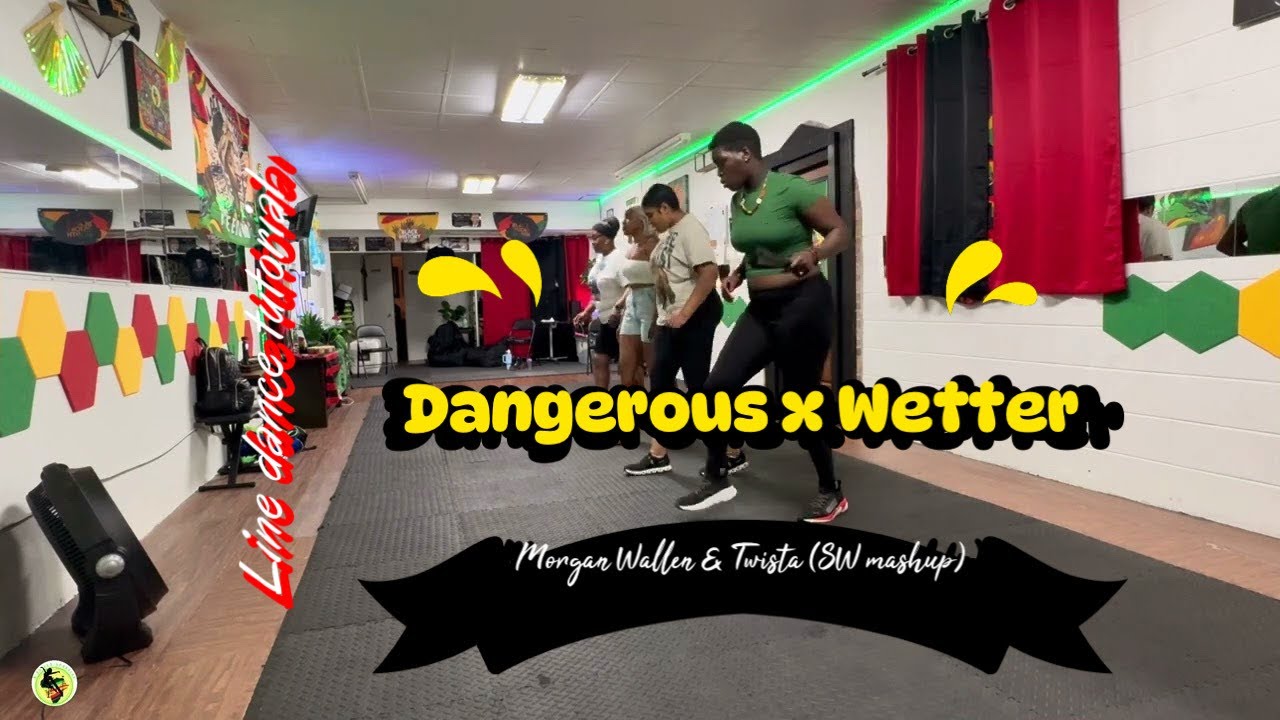Dangerous x Wetter line dance | Twista ft. Morgan Wallen | tutorial N’spire Walker