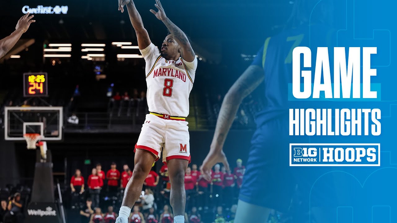 Coppin State at Maryland | HIGHLIGHTS | Big Ten Basketball | 11/03/2025