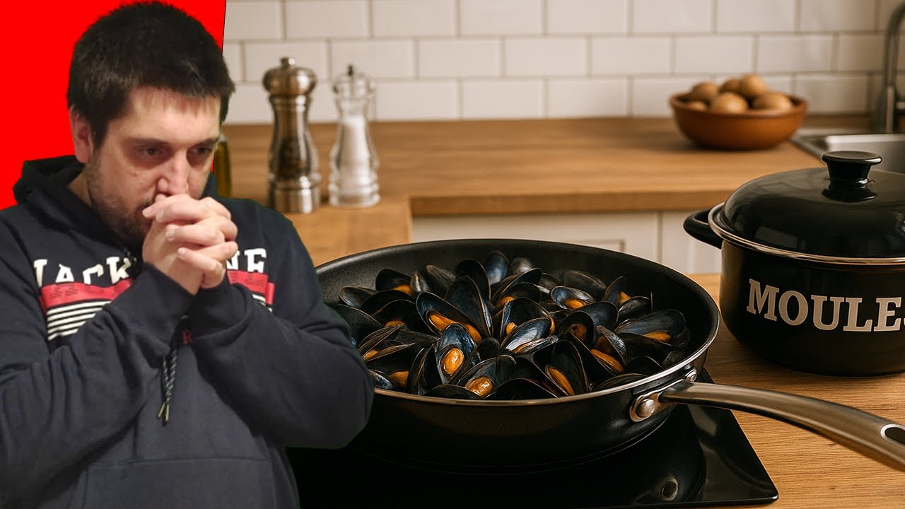 ASMR CUISINE : DES MOULES AU ROQUEFORT PRÉPARÉES EN DIRECT – AVEC DÉGUSTATION !