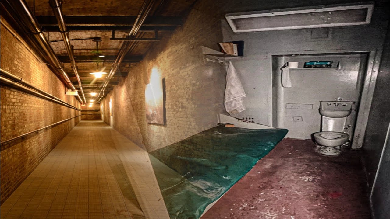CRAZY DISCOVERIES made inside a creepy abandoned prison-Decayed Hidden Underground Tunnels