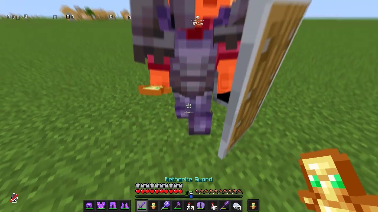 practicing mace + spear