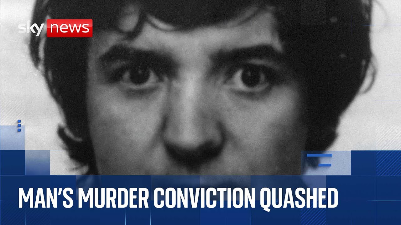 Приговор мужчине, отсидевшему 38 лет в тюрьме за убийство, отменен | Репортаж Sky News