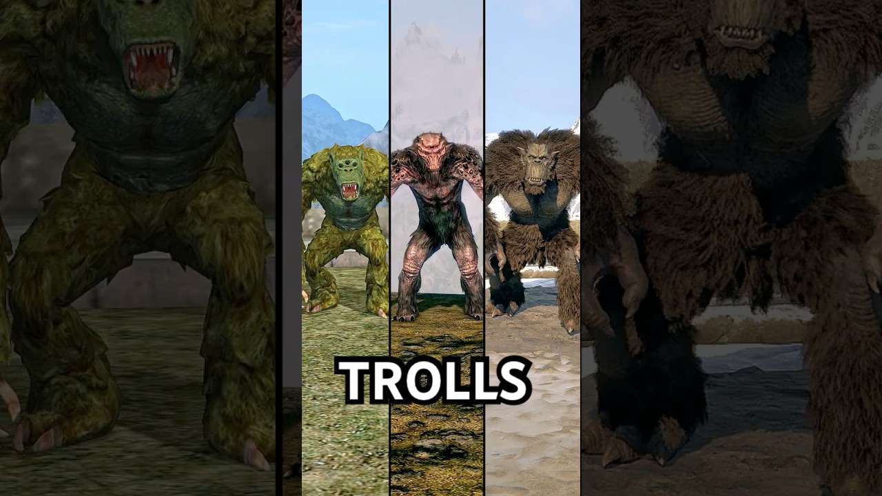 Elder Scrolls - Troll Changes #elderscrolls #gaming #skyrim #oblivionremastered  #theelderscrolls