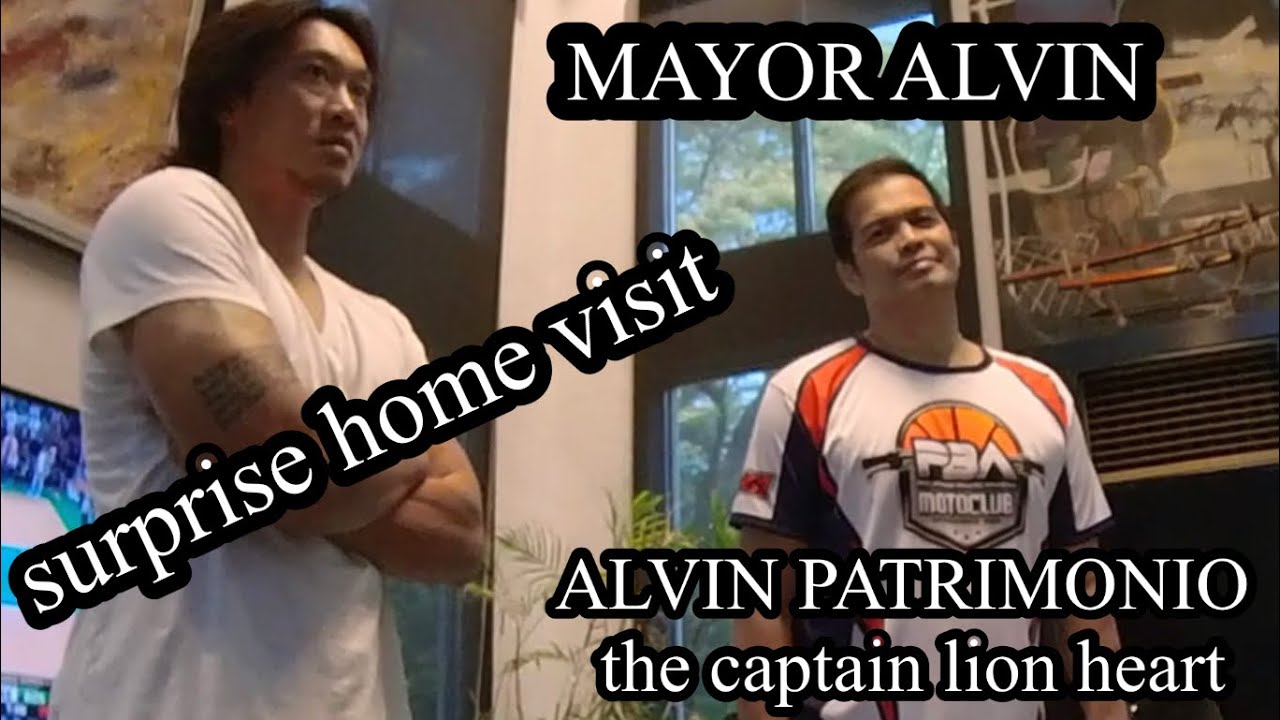 ALVIN PATRIMONIO “the captain lion heart” Amazing surprise home visit