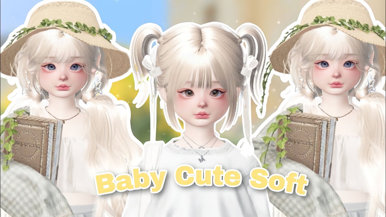 TUTORIAL ZEPETO oplas Baby Cute Soft🤍||face tutorial||Baby Cute||🌷