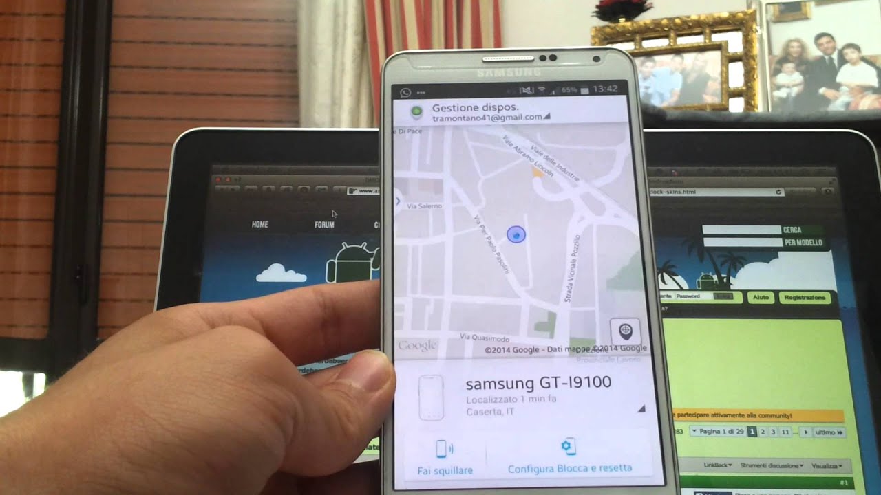 Come trovare o bloccare un telefono android perso o rubato.