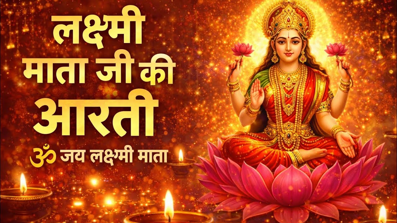 लक्ष्मी माता जी की आरती | ॐ जय लक्ष्मी माता | Lakshmi Mata Aarti 🪔
