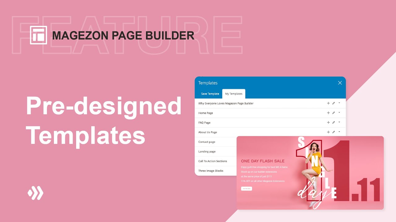 Magezon Page Builder | Pre-designed Templates