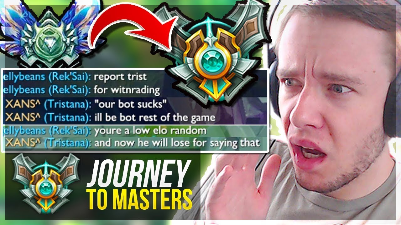 MASTERS IS HERE? THIS GAME IS SO TOXIC WTF.. - Journey To Masters | League of Legends