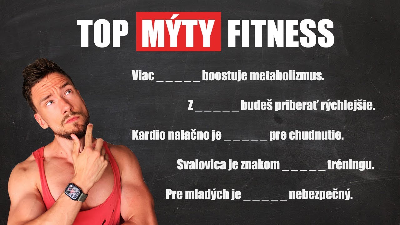 10 mýtov v stravovaní a cvičení - MÝTUS alebo FAKT | Kardio nalačno, lowcarb, šokovanie svalov