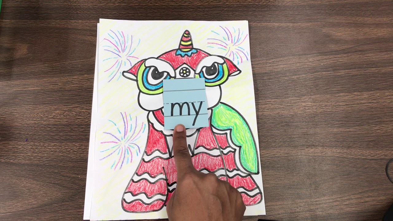 Chinese Dragon/ Chinese New Year Guided Drawing and writing