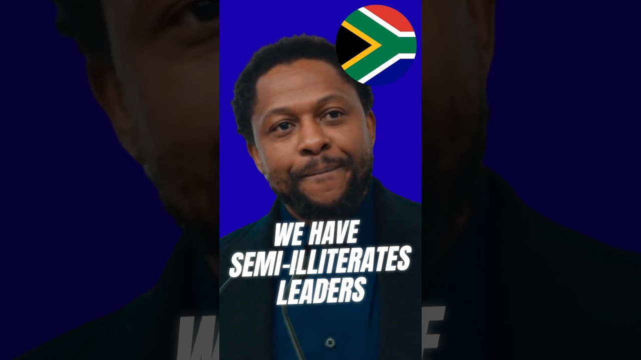 South African Leaders Are Semi-Illiterates! | Dr.  Mbuyiseni Ndlozi