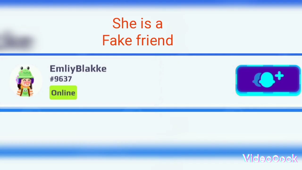 top 2 fake friends in pk xd (if you see them in pk xd just report them and act normally)