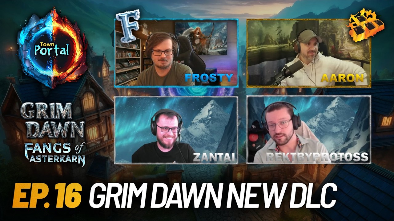 ЭП. 16: Crate в гостях у Town Portal Podcast... Обсуждаем всё о Grim Dawn Fangs of Asterkarn!!