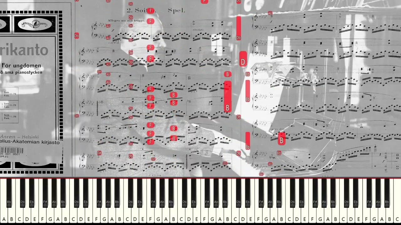 Oskar Merikanto: Nuorisolle, Op. 92 No 2 - Soitto, Spel (Game) [Nuoteista soitett]