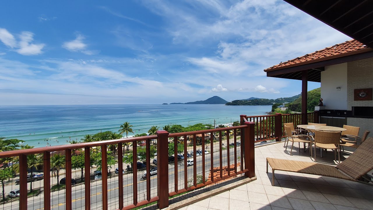 Maravilhosa cobertura em praia grande de Ubatuba-SP, 4 quartos, 4 vagas - R$ 4.5 milhões. 🇧🇷🏄‍♀️🇧🇷