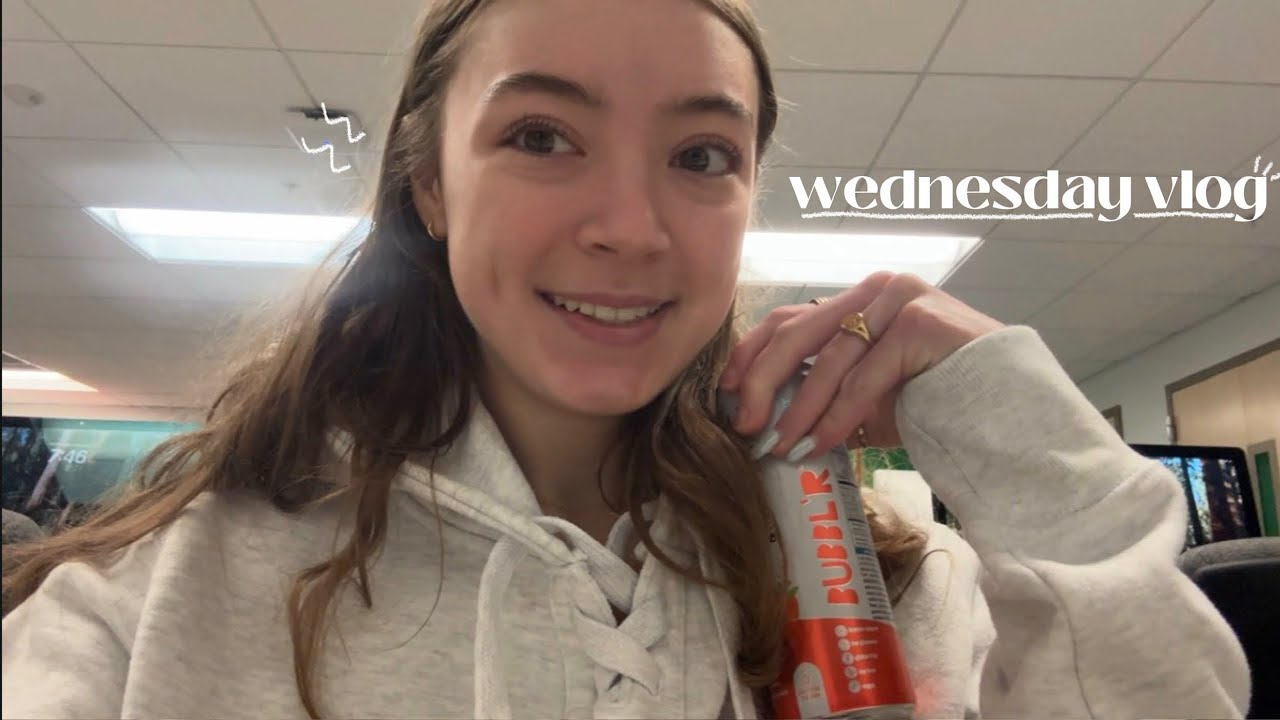 Day in my life (classes, snow, dorm dinner) | vlog