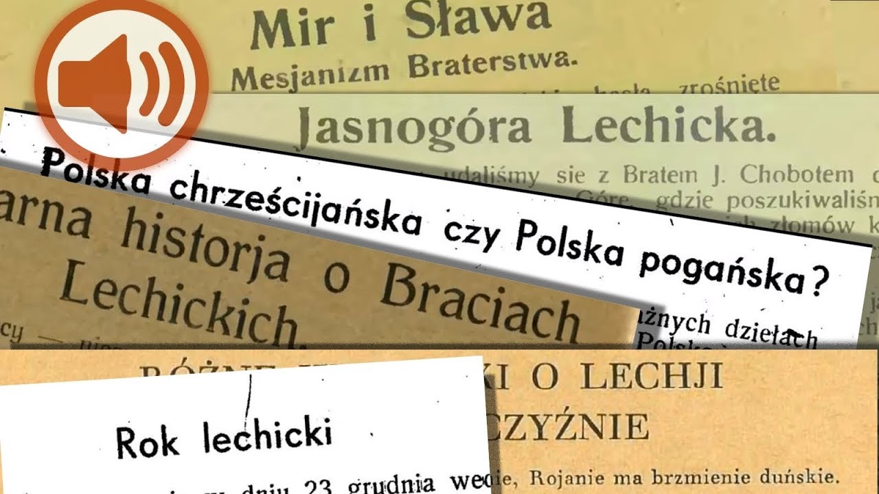 Lechistan cz.1/3 [Książka M&oacute;wiona] Skany artykuł&oacute;w z lat 1865-1947