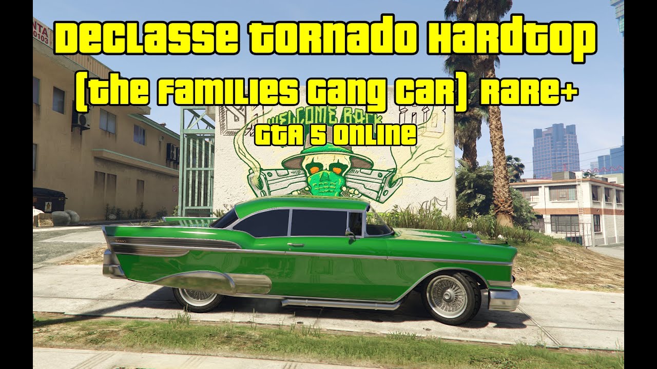 GTA 5 Online - The Families Gang Car #2 - Declasse Tornado Hardtop - Green (Rare+)