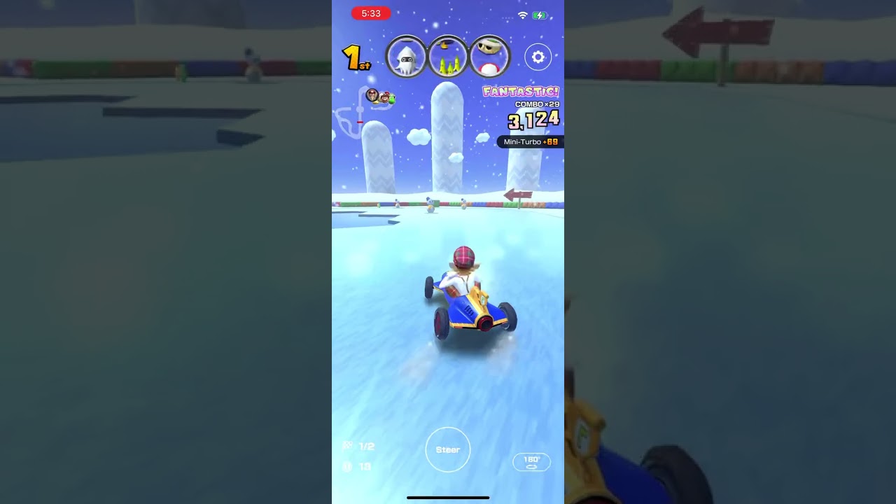Mario Kart Tour (griding to tier 99)