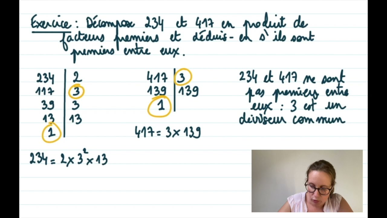 N2 - II.  Décomposer en produit de facteurs premiers