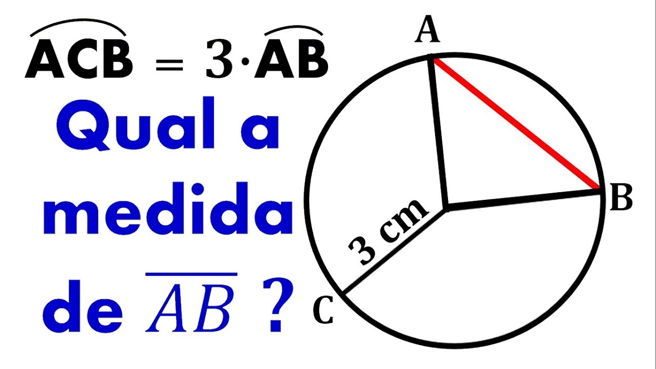 Geometria Plana - Calcular o Comprimento de uma Corda na Circunferência ?