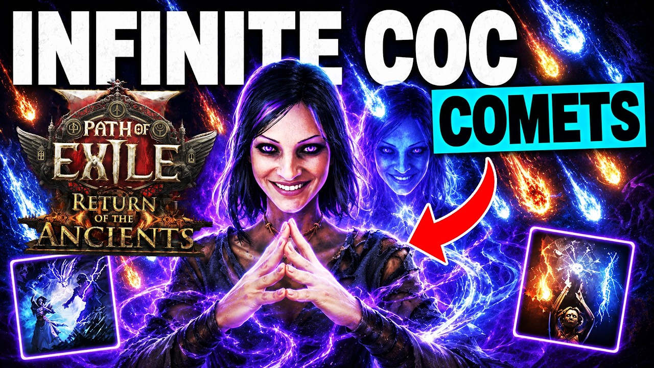 САМЫЙ МОЩНЫЙ БИЛД НА УРОН В COC COMET В ВЕРСИИ 0.5! Билд волшебницы в POE 2 0.5 (НОВАЯ МЕТА)