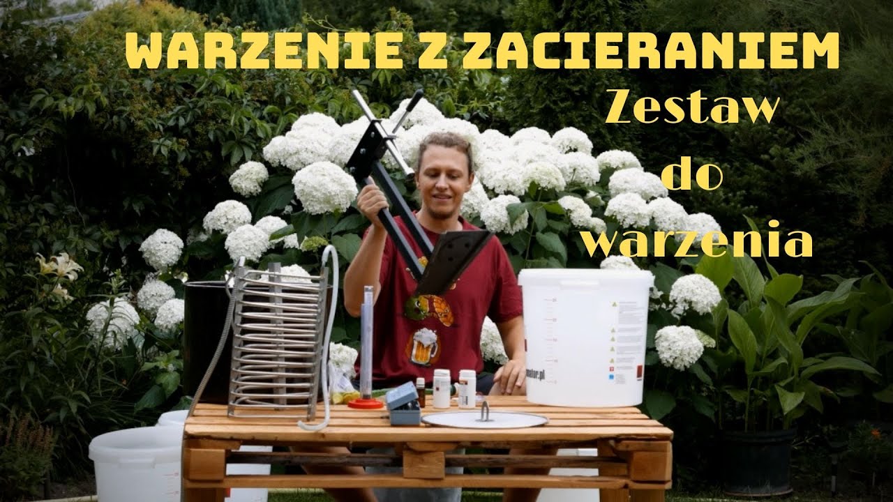 Zestaw do warzenia z zacieraniem - Jak zacząć warzyć piwo? #piwowarstwodomowe #domowepiwo