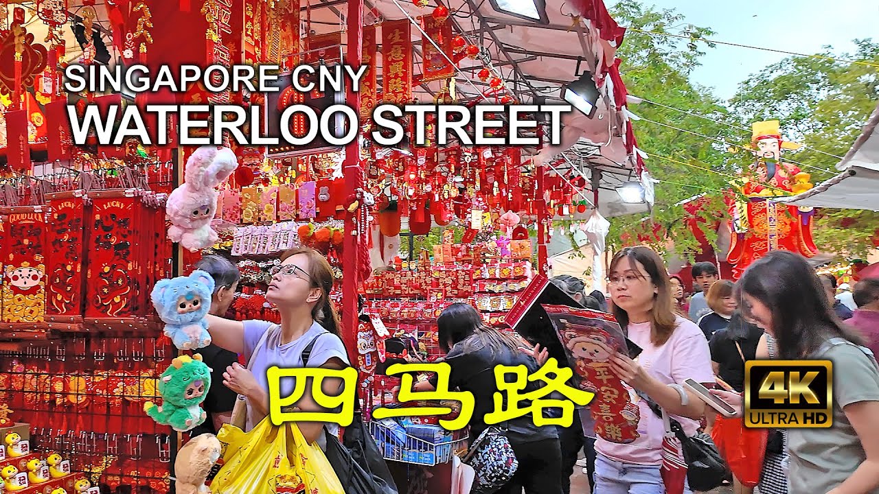 Singapore Chinese New Year 2025| 四马路 | Waterloo Street CNY Market 年货市场