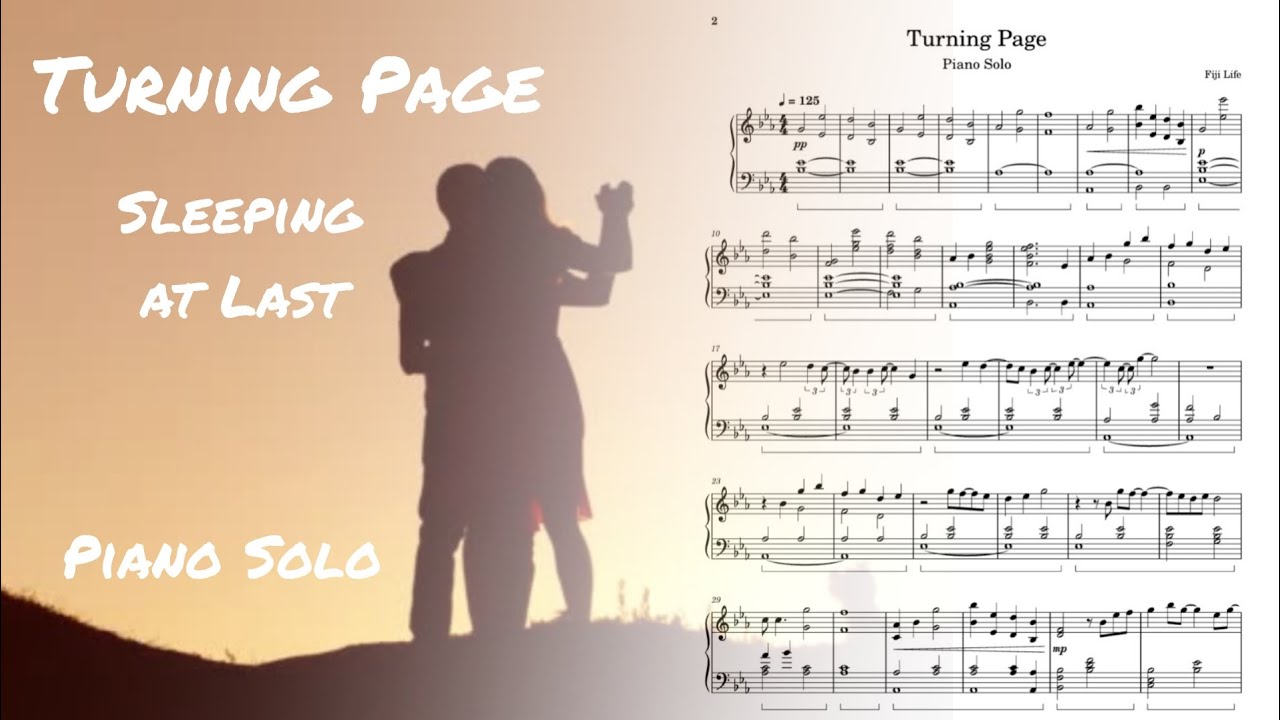 Turning Page - Sleeping at Last - Piano Cover - ‼️Free Sheet Music‼️