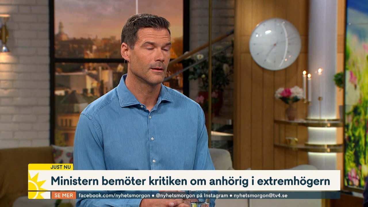 Johan Forssell bryter tystnaden: &rdquo;Som f&ouml;r&auml;lder och pappa blir man c&hellip; | Nyhetsmorgon | TV4 & TV4 Play