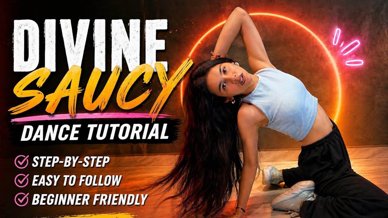 DIVINE &ndash; SAUCY Dance Tutorial | Step-by-Step | Beginner Friendly Choreography (2026) | 2steps 