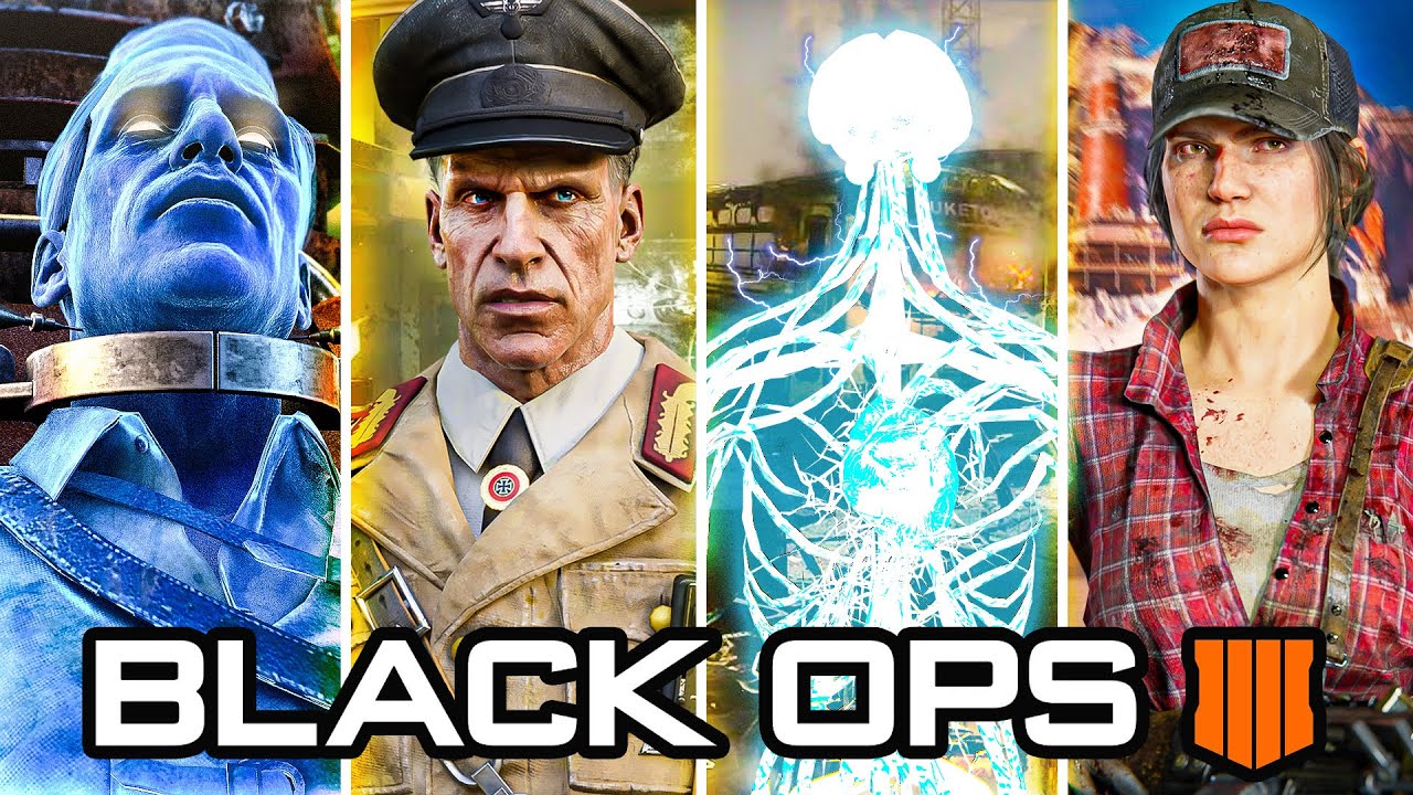 Угадай ВСЕ ПАСХАЛЬНЫЕ ЯЙЦА BLACK OPS 4 ZOMBIES в одном видео... (Aether)