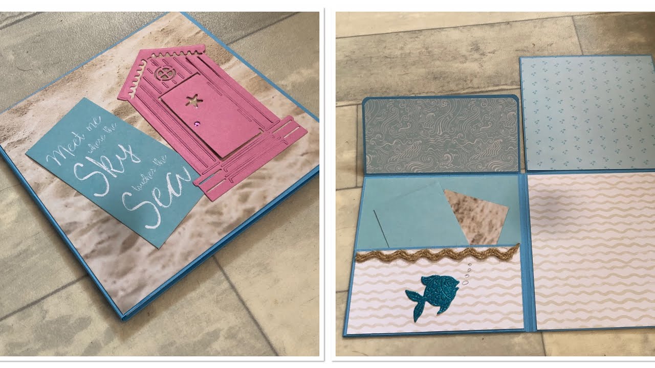 TUTO MINI ALBUM avec 1 feuille 30/30 / facile et rapide