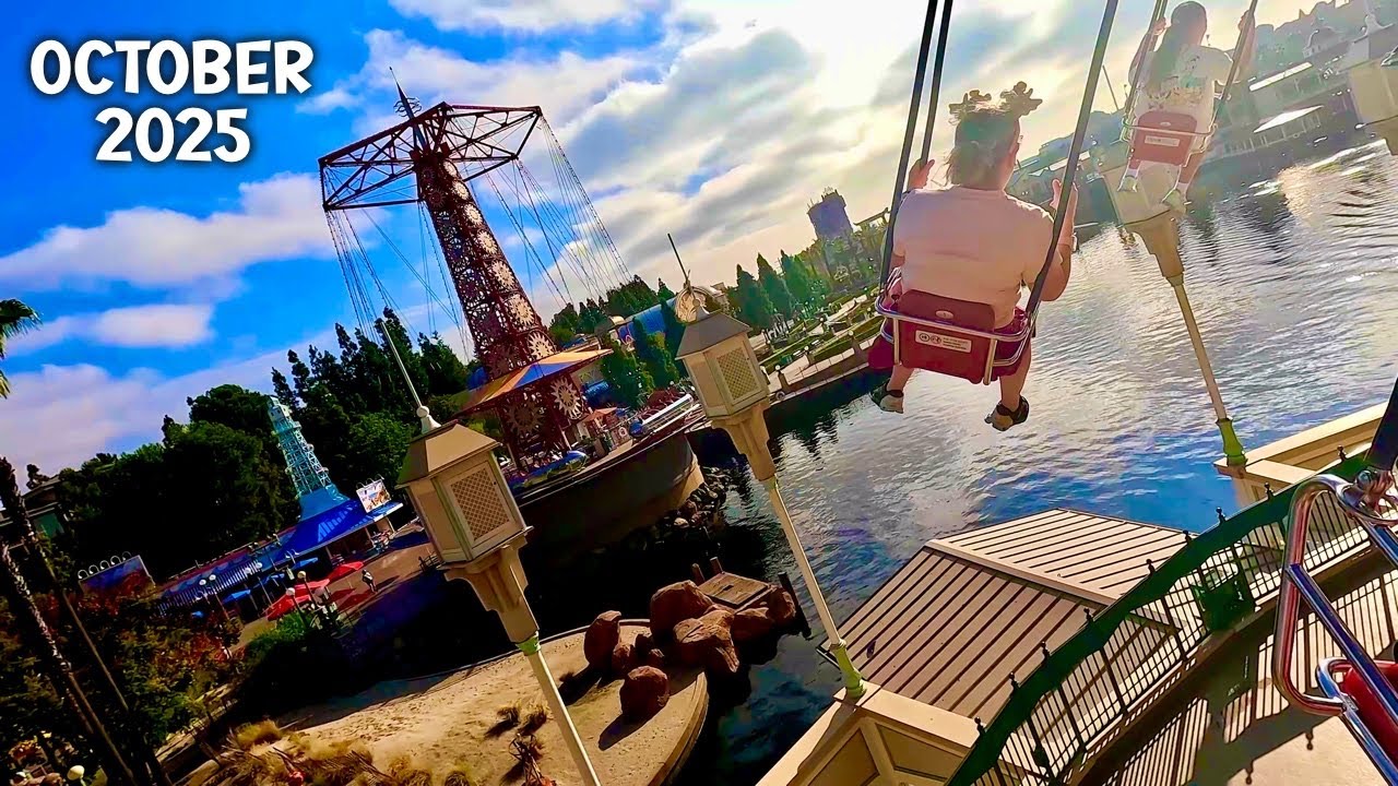 SILLY SYMPHONY SWINGS [POV] [4k] Full Ride! Disneyland's California Adventure October 2025