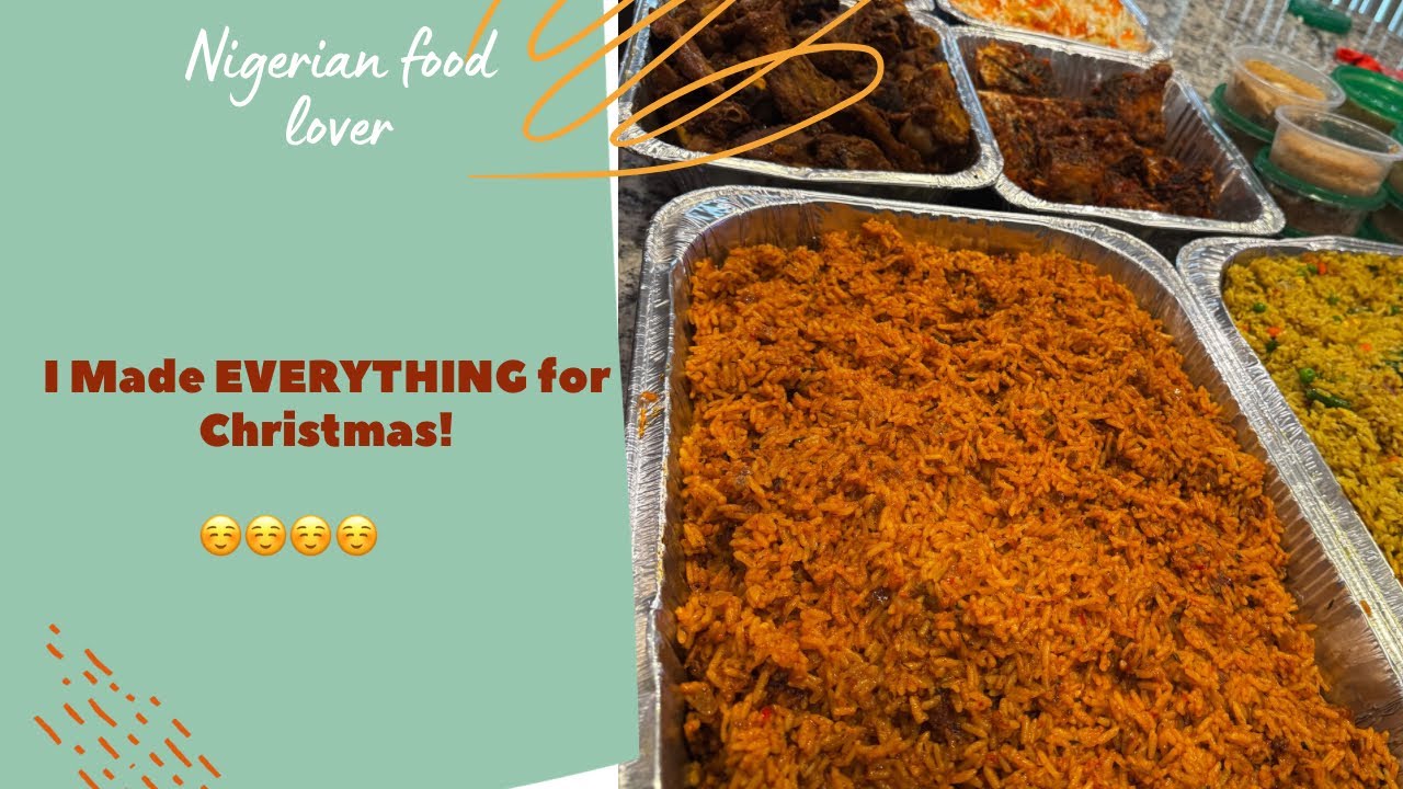 “I Cooked a Full Nigerian Christmas Feast! Zobo, Jollof & More!”☺️