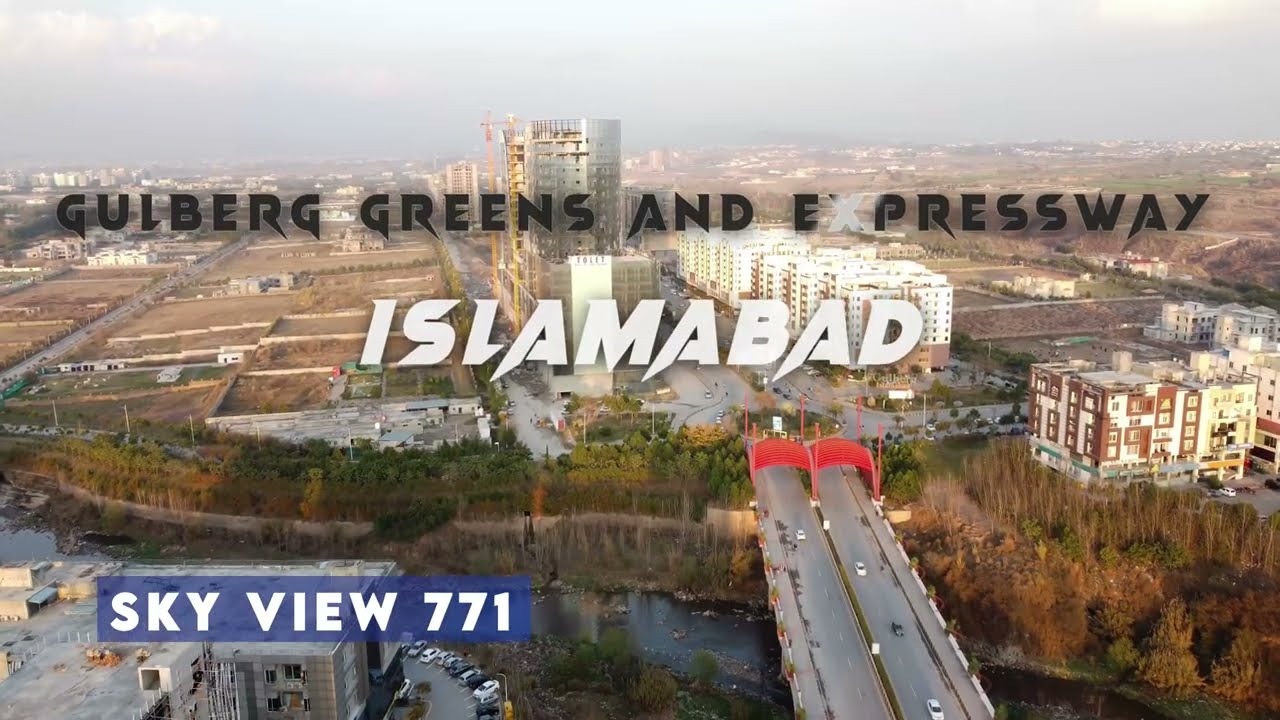 GULBERG AND EXPRESSWAY, ISLAMABAD, PAKISTAN |DRONE VIDEO| |4K|