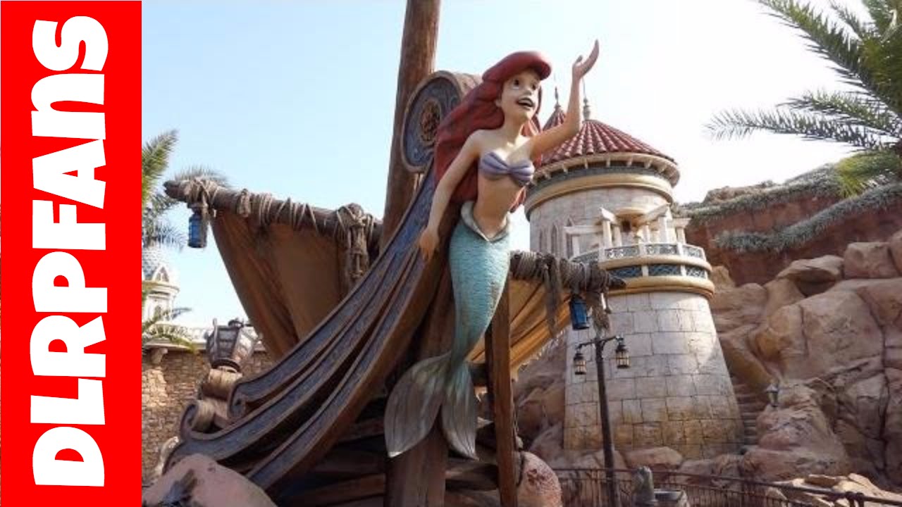 Walt Disney World Journey of the little Mermaid at the Magic Kingdom 2016 Day 5