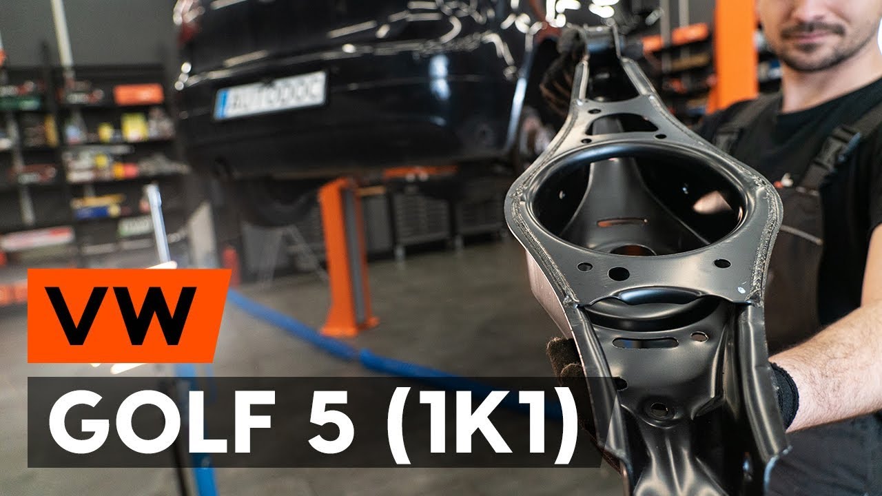 C&oacute;mo cambiar los brazo de suspensi&oacute;n traseros en VW GOLF 5 (1K1) [V&Iacute;DEO TUTORIAL DE AUTODOC]