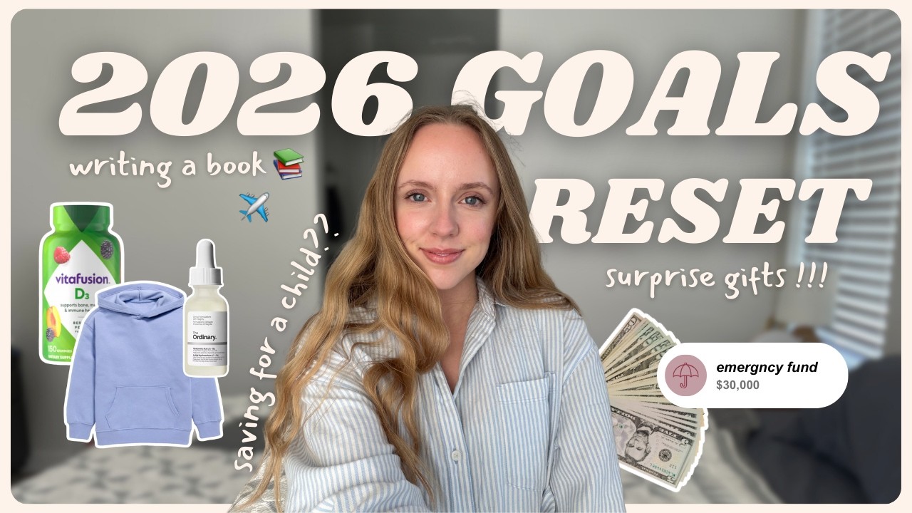 Завершаем 2025 год и ставим цели на 2026 год ✨ большие финансовые цели, хобби, здоровье и отношения