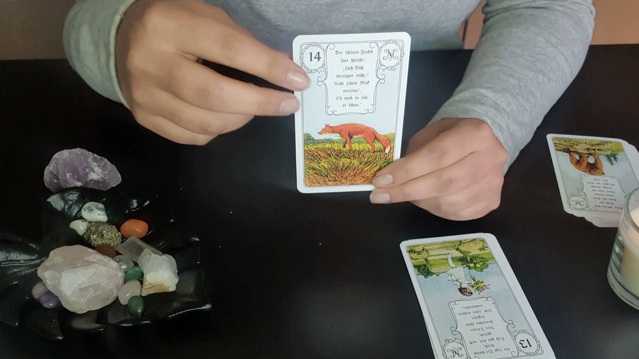 Lenormand Karten legen lernen🔮🌌 bedeutung 10-18🍀🍀 significato