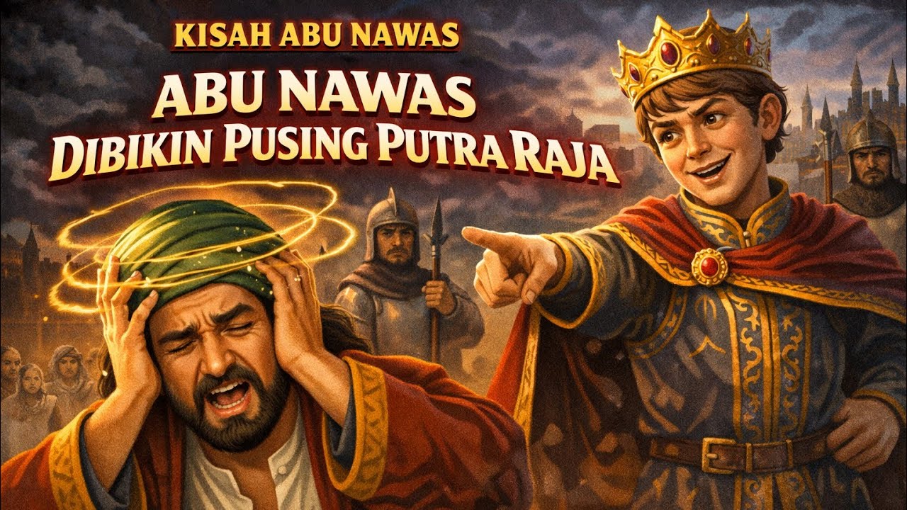 PUTRA RAJA YANG BIKIN PUSING || KISAH ABU NAWAS PENUH HUMOR DAN TAWA PENGANTAR TIDURMU