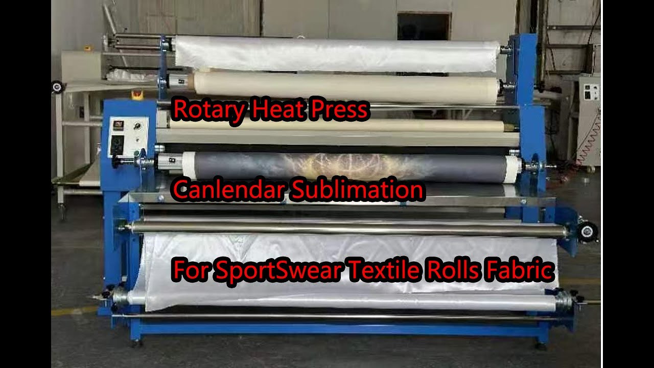 Roll Feed Calendar Sublimation Heat Press Machine Rotary Transfer 1.6m