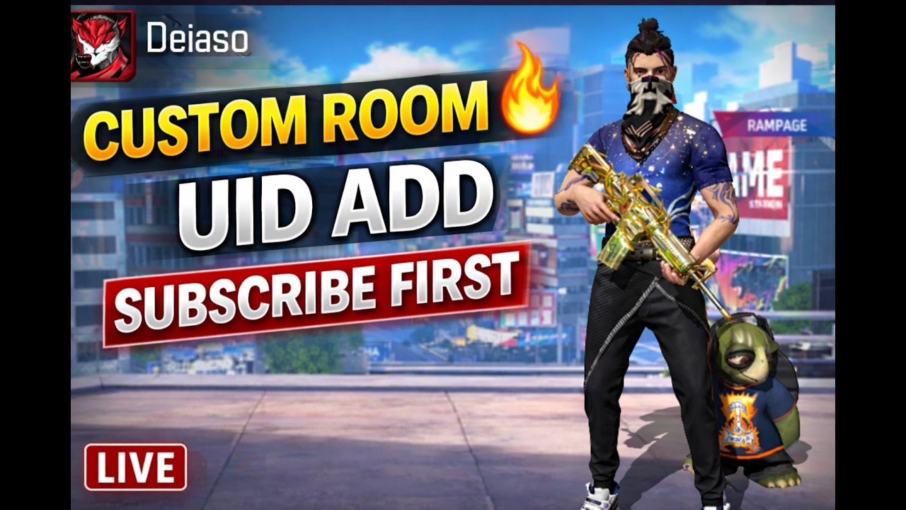 🔴 FF SHORT LIVE | SUBSCRIBE TO JOIN 😱 | CUSTOM ROOM + UID ADD (BD)